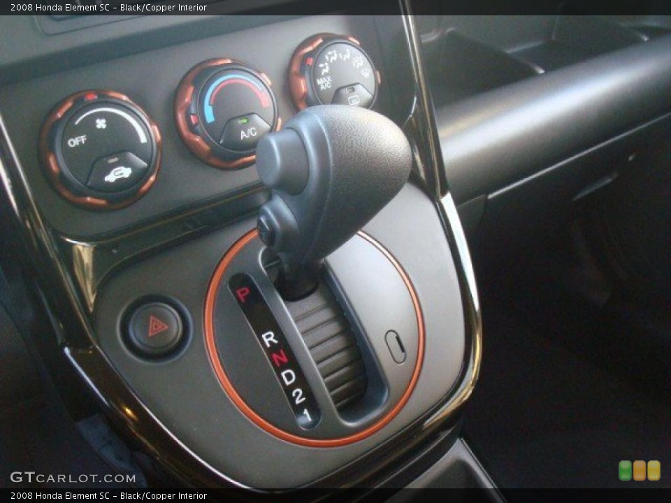 Black/Copper Interior Transmission for the 2008 Honda Element SC #37878992