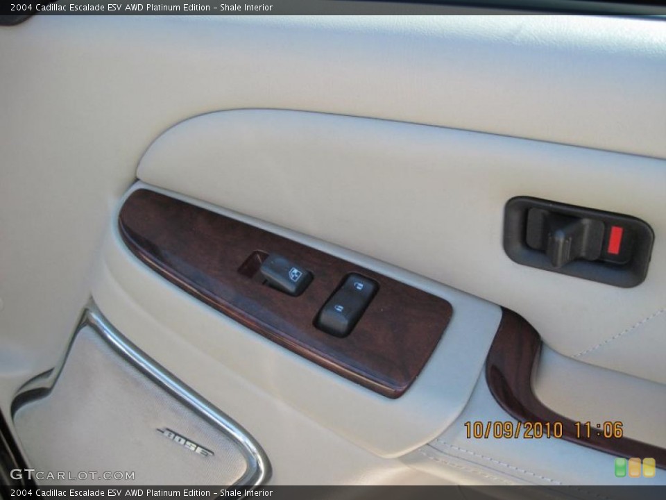 Shale Interior Controls for the 2004 Cadillac Escalade ESV AWD Platinum Edition #37880480