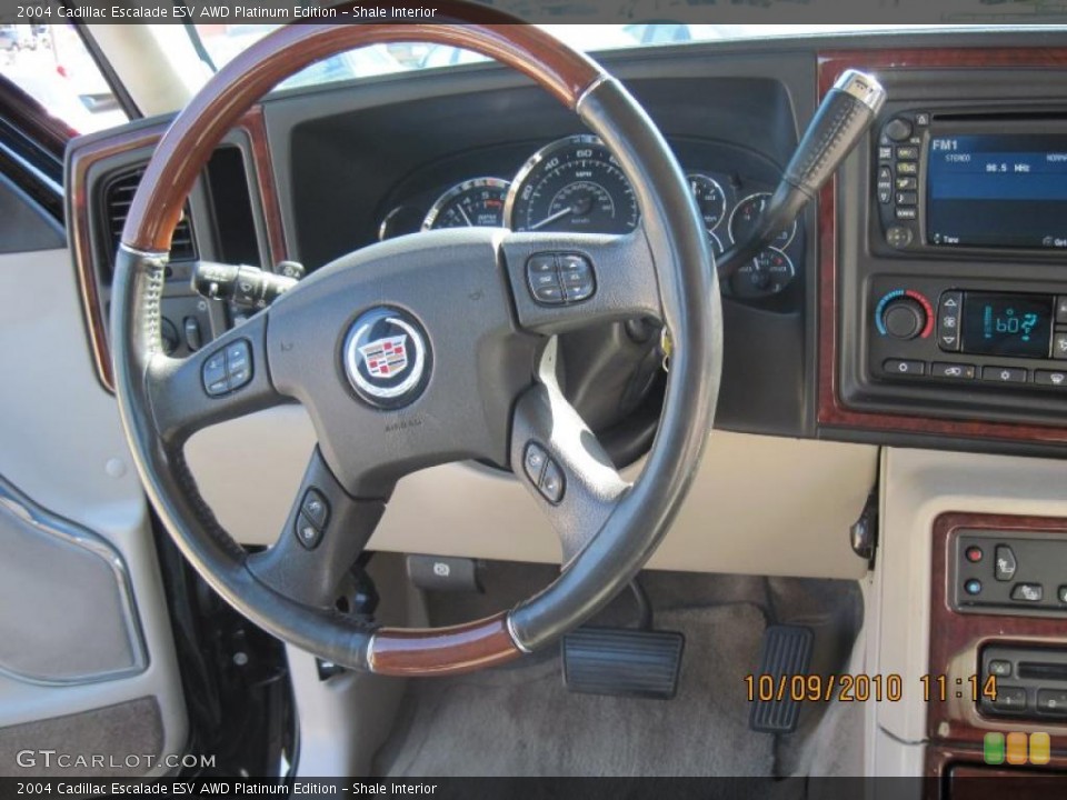 Shale Interior Steering Wheel for the 2004 Cadillac Escalade ESV AWD Platinum Edition #37880764