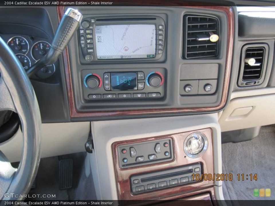 Shale Interior Navigation for the 2004 Cadillac Escalade ESV AWD Platinum Edition #37880784