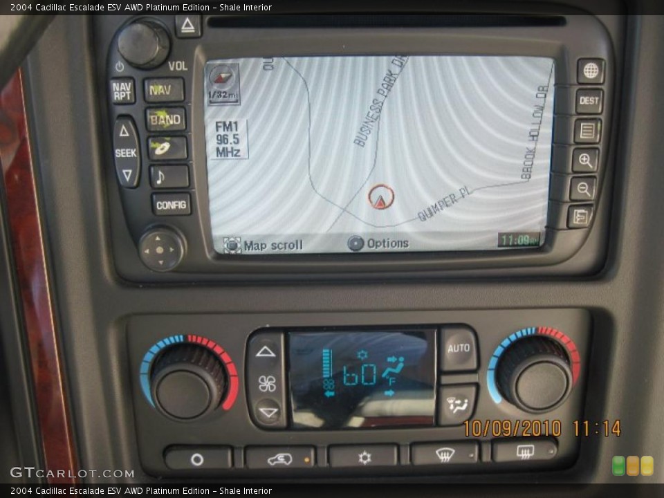 Shale Interior Navigation for the 2004 Cadillac Escalade ESV AWD Platinum Edition #37880846
