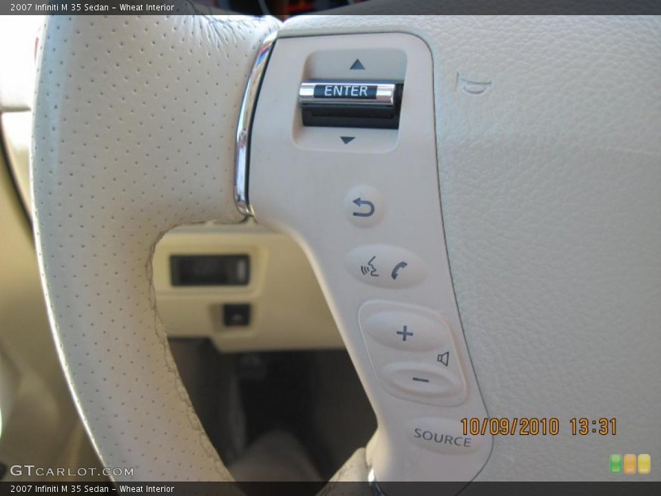 Wheat Interior Steering Wheel for the 2007 Infiniti M 35 Sedan #37882116