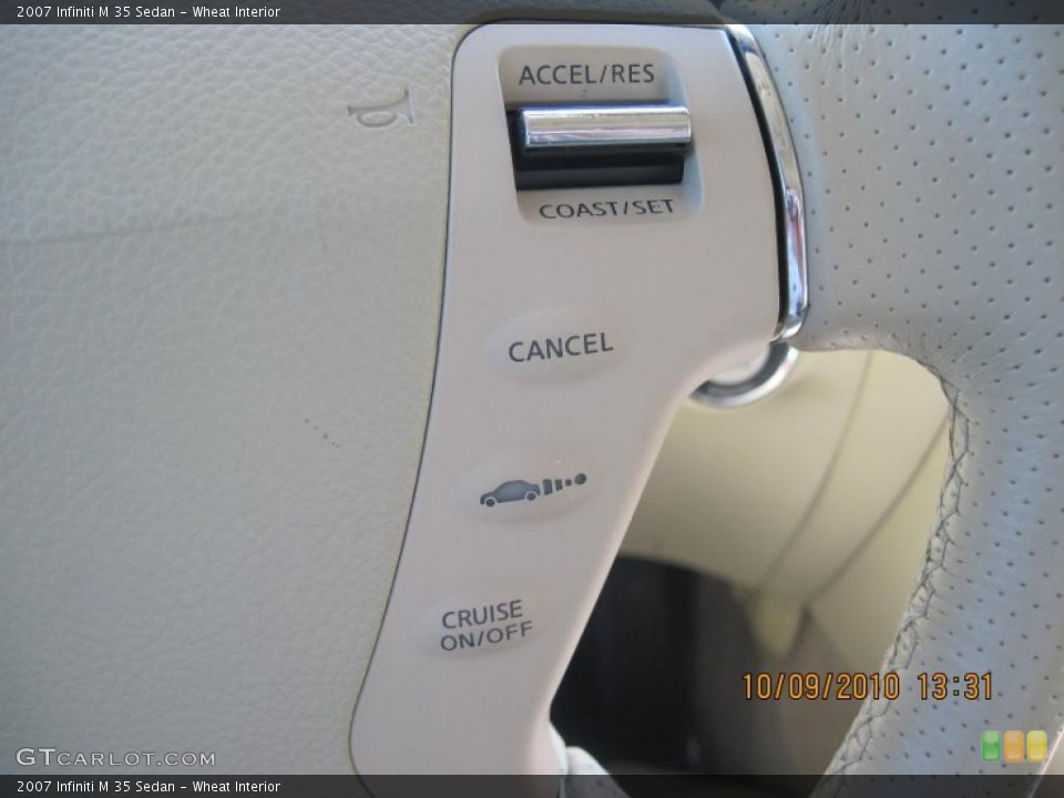 Wheat Interior Steering Wheel for the 2007 Infiniti M 35 Sedan #37882137
