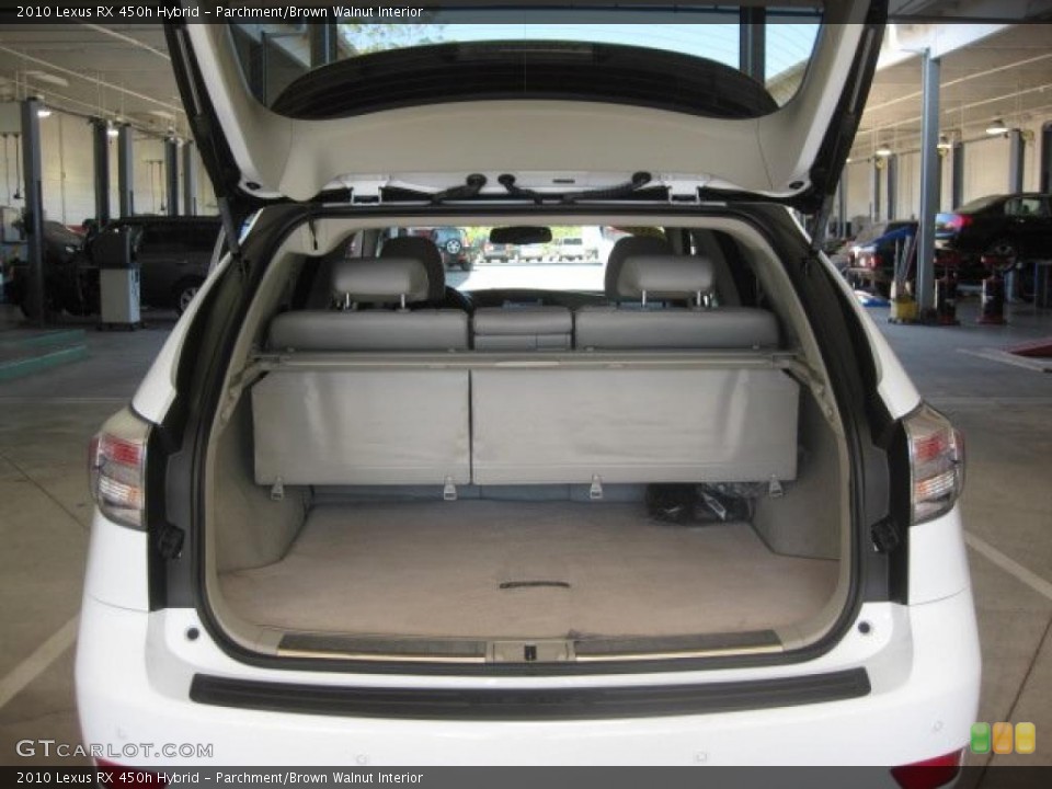 Parchment/Brown Walnut Interior Trunk for the 2010 Lexus RX 450h Hybrid #37886380