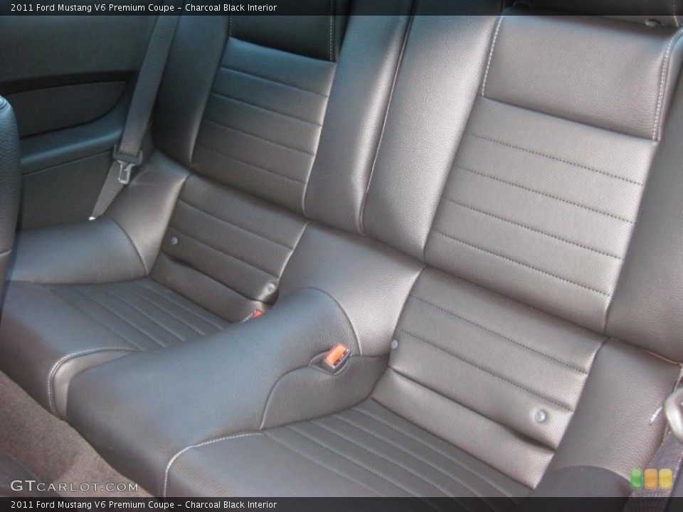 Charcoal Black Interior Photo for the 2011 Ford Mustang V6 Premium Coupe #37888456