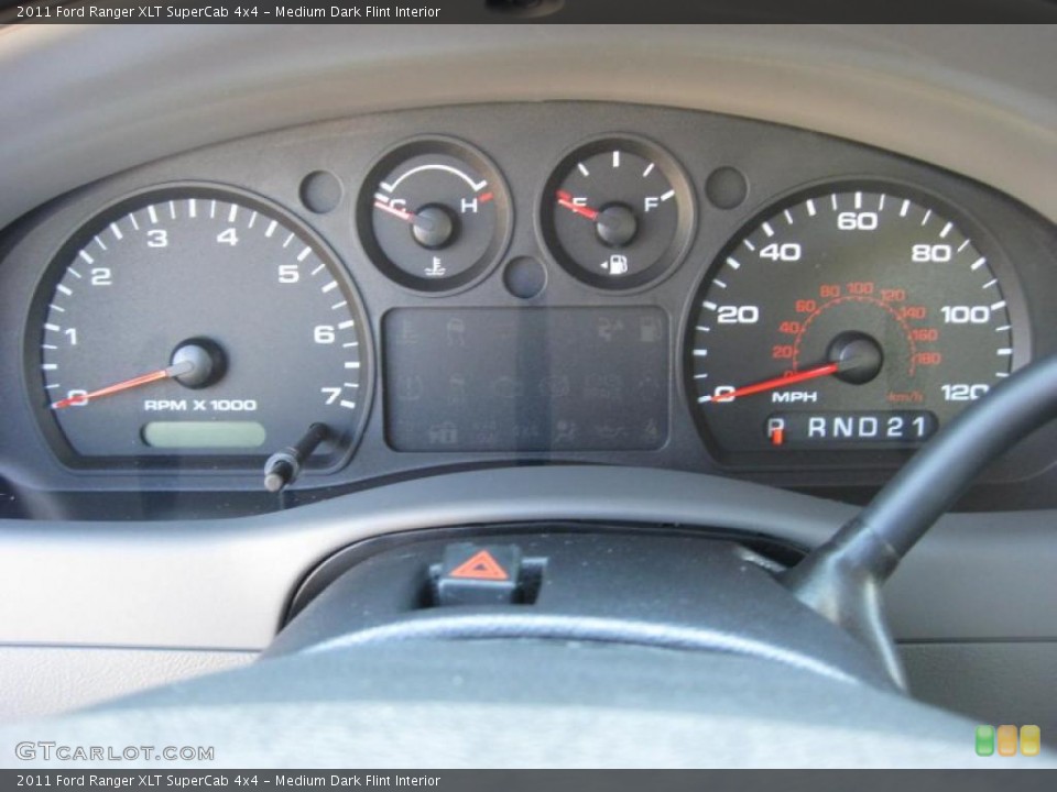 Medium Dark Flint Interior Gauges for the 2011 Ford Ranger XLT SuperCab 4x4 #37889236