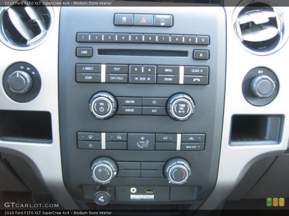 Medium Stone Interior Controls for the 2010 Ford F150 XLT SuperCrew 4x4 #37890096