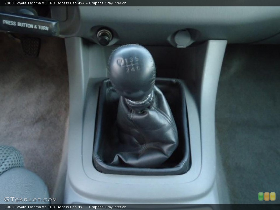 Graphite Gray Interior Transmission for the 2008 Toyota Tacoma V6 TRD  Access Cab 4x4 #37890548