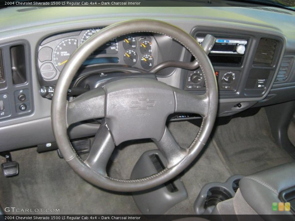 Dark Charcoal Interior Steering Wheel for the 2004 Chevrolet Silverado 1500 LS Regular Cab 4x4 #37890936