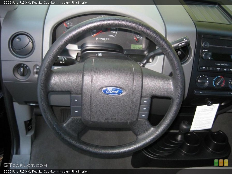 Medium Flint Interior Steering Wheel for the 2006 Ford F150 XL Regular Cab 4x4 #37891292