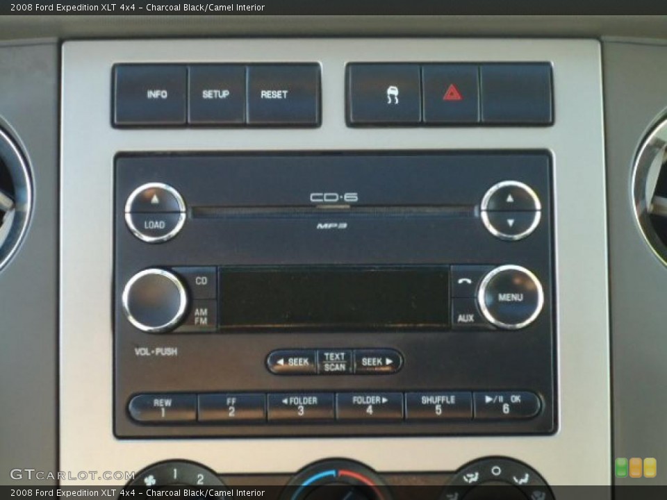 Charcoal Black/Camel Interior Controls for the 2008 Ford Expedition XLT 4x4 #37891836