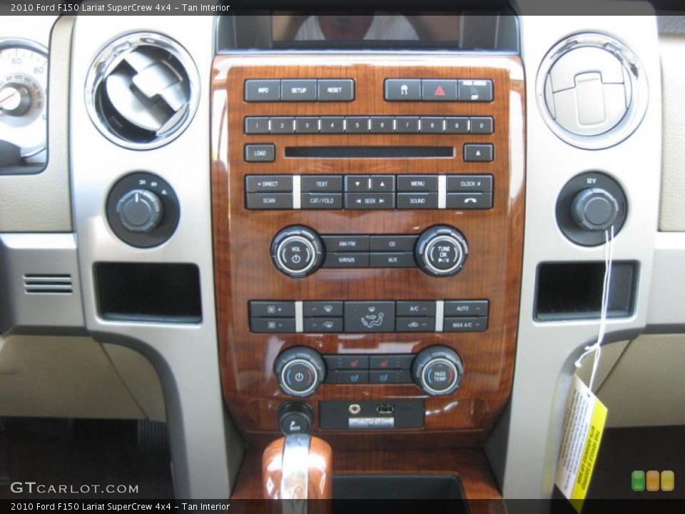 Tan Interior Controls for the 2010 Ford F150 Lariat SuperCrew 4x4 #37893424