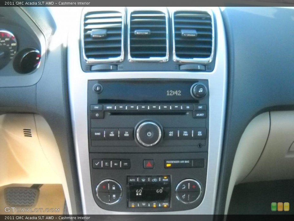 Cashmere Interior Controls for the 2011 GMC Acadia SLT AWD #37893788
