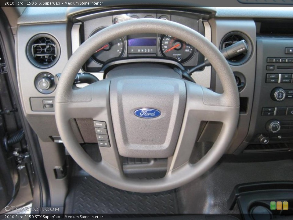 Medium Stone Interior Steering Wheel for the 2010 Ford F150 STX SuperCab #37893832