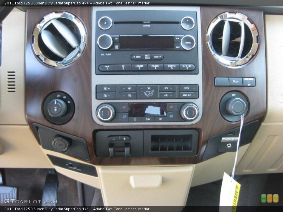 Adobe Two Tone Leather Interior Controls for the 2011 Ford F250 Super Duty Lariat SuperCab 4x4 #37895096