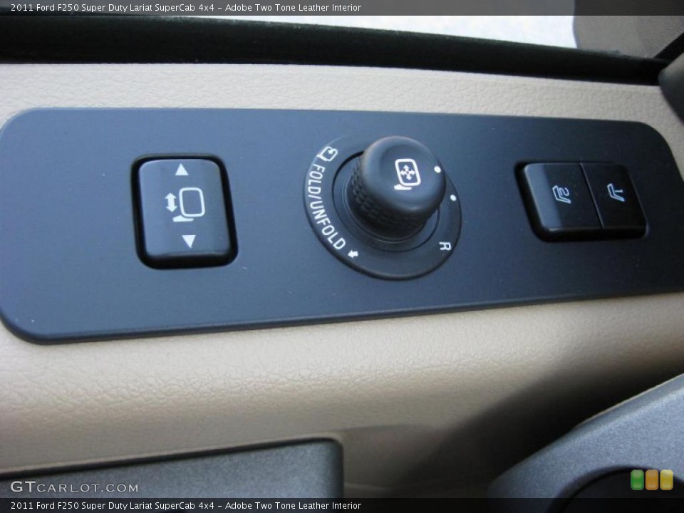 Adobe Two Tone Leather Interior Controls for the 2011 Ford F250 Super Duty Lariat SuperCab 4x4 #37895180