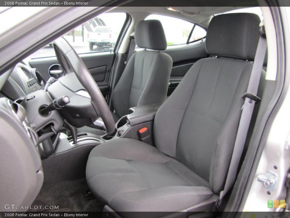 Ebony Interior Photo for the 2008 Pontiac Grand Prix Sedan #37897239