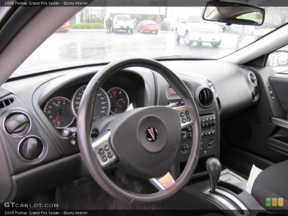 Ebony Interior Dashboard for the 2008 Pontiac Grand Prix Sedan #37897267