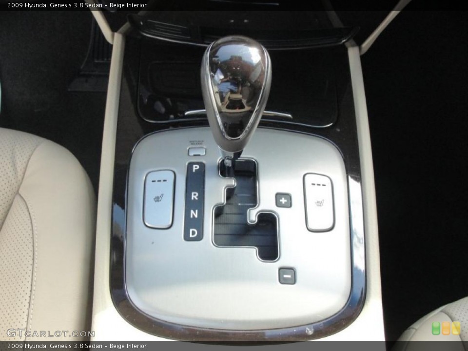 Beige Interior Transmission for the 2009 Hyundai Genesis 3.8 Sedan #37897843