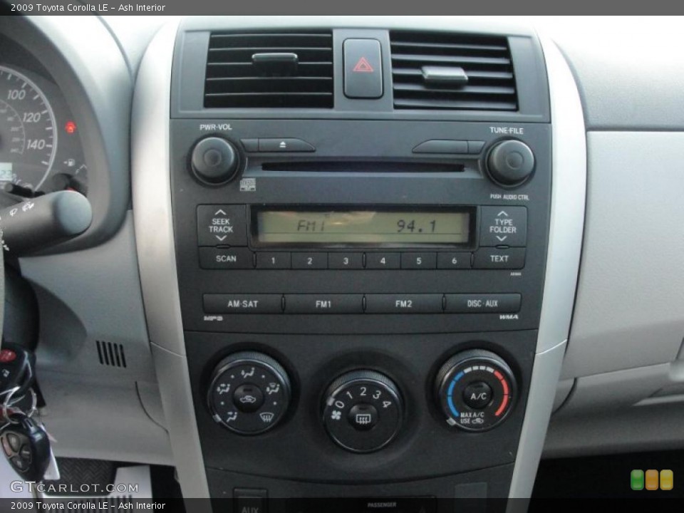 Ash Interior Controls for the 2009 Toyota Corolla LE #37898487