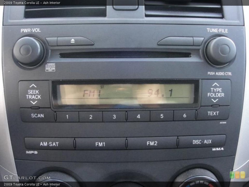 Ash Interior Controls for the 2009 Toyota Corolla LE #37898503