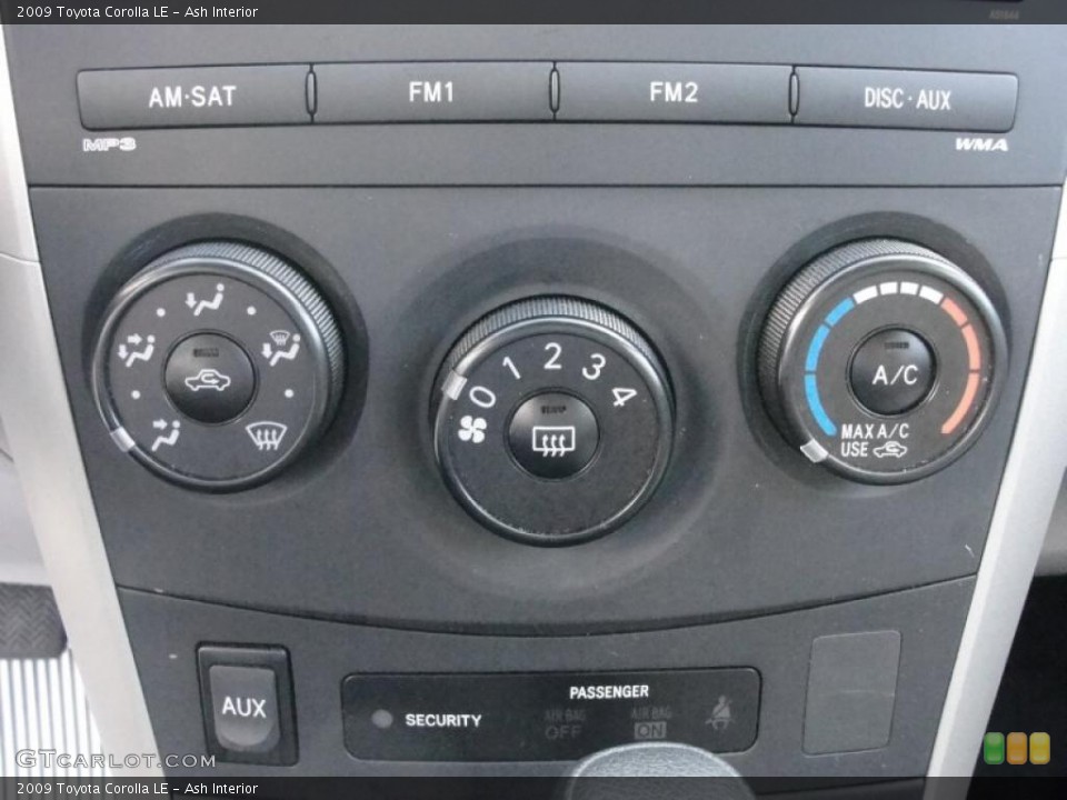 Ash Interior Controls for the 2009 Toyota Corolla LE #37898519