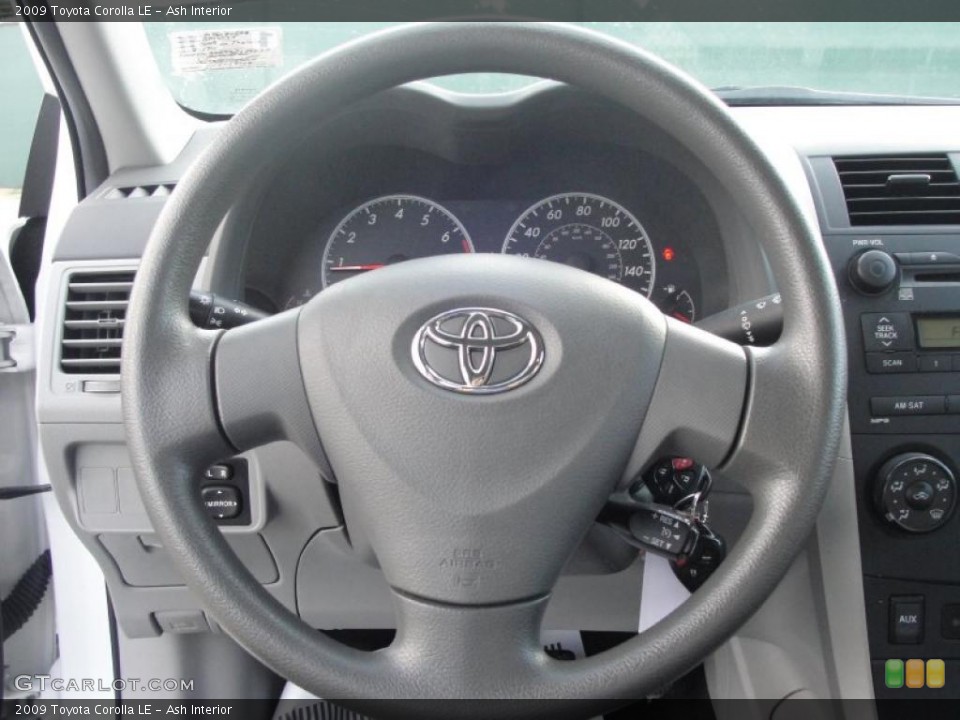 Ash Interior Steering Wheel for the 2009 Toyota Corolla LE #37898551