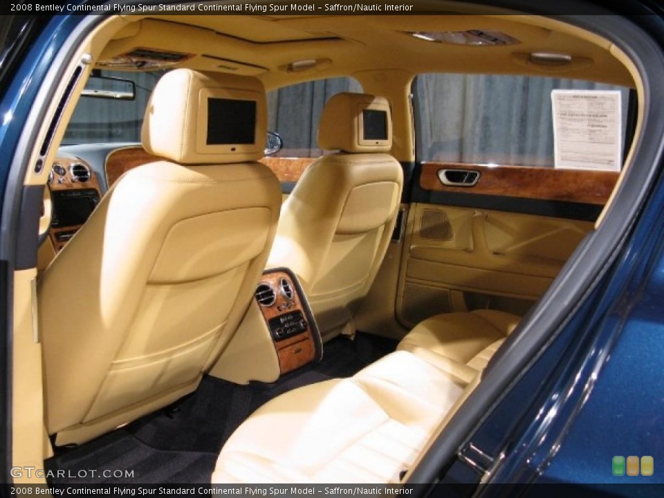 Saffron/Nautic 2008 Bentley Continental Flying Spur Interiors