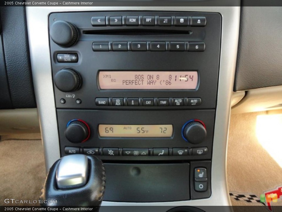 Cashmere Interior Controls for the 2005 Chevrolet Corvette Coupe #37904931