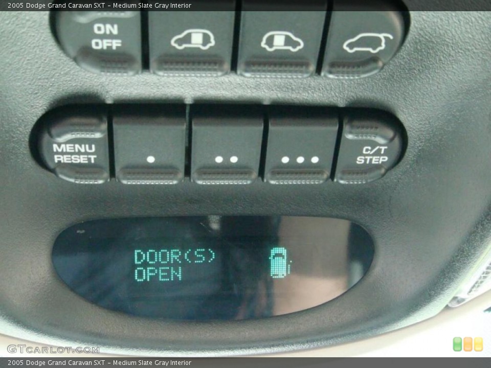 Medium Slate Gray Interior Controls for the 2005 Dodge Grand Caravan SXT #37907892