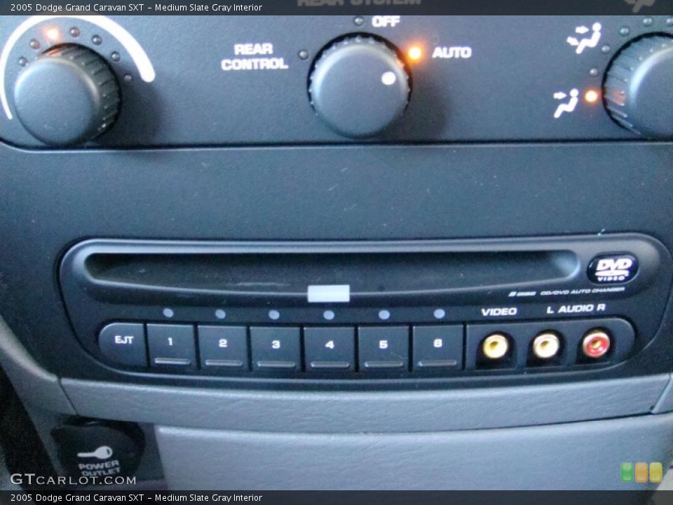 Medium Slate Gray Interior Controls for the 2005 Dodge Grand Caravan SXT #37907992