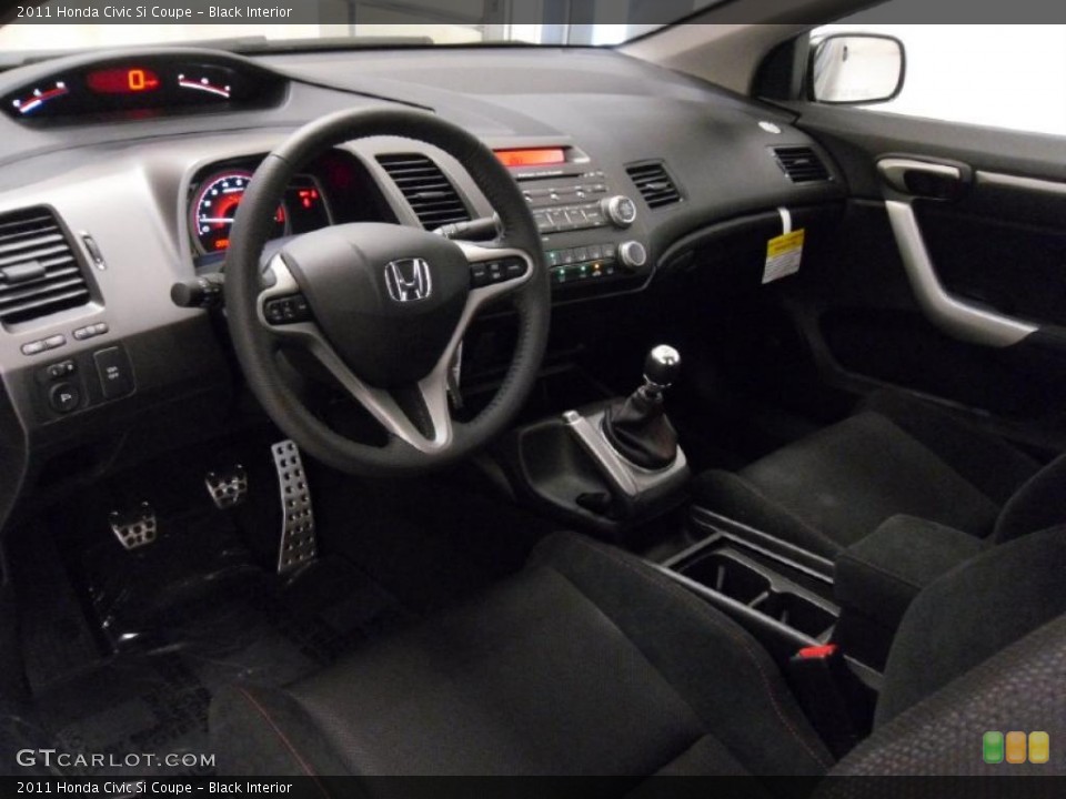 Black Interior Photo for the 2011 Honda Civic Si Coupe #37908784