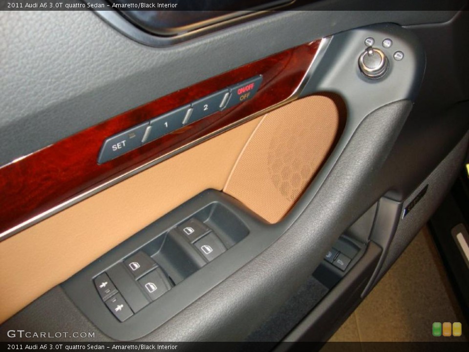Amaretto/Black Interior Photo for the 2011 Audi A6 3.0T quattro Sedan #37910625