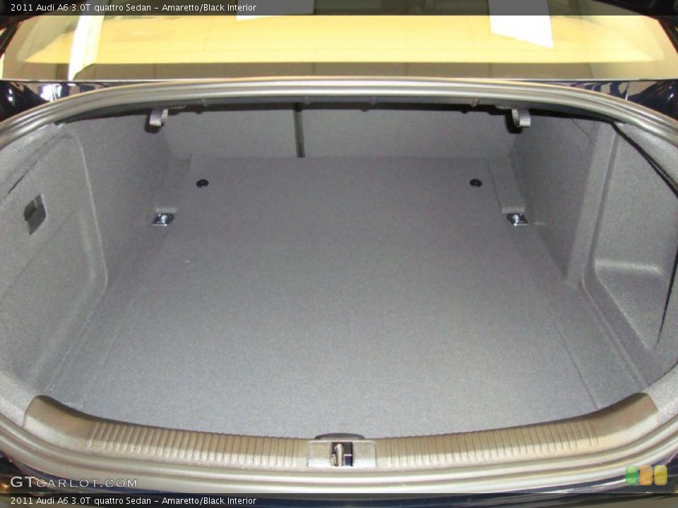 Amaretto/Black Interior Trunk for the 2011 Audi A6 3.0T quattro Sedan #37910729