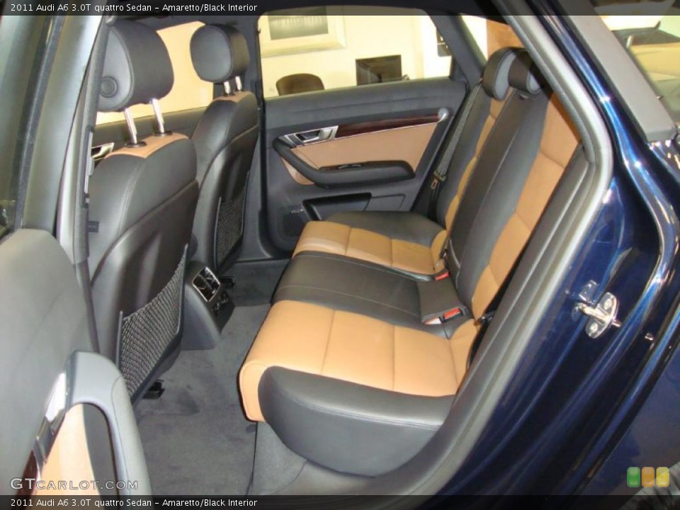 Amaretto/Black Interior Photo for the 2011 Audi A6 3.0T quattro Sedan #37910741