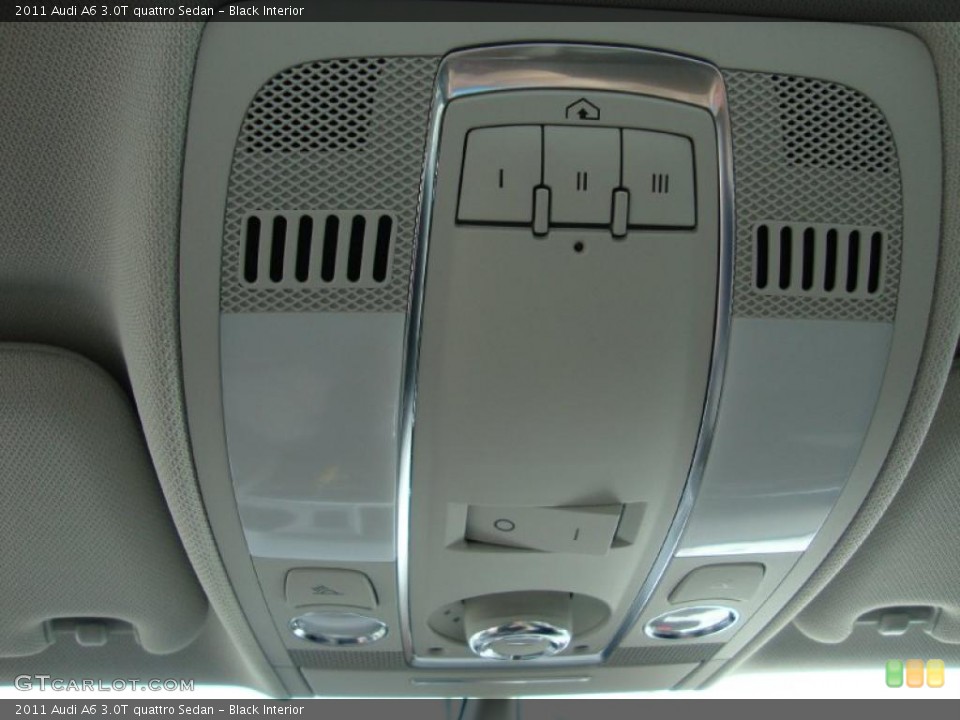 Black Interior Controls for the 2011 Audi A6 3.0T quattro Sedan #37911517