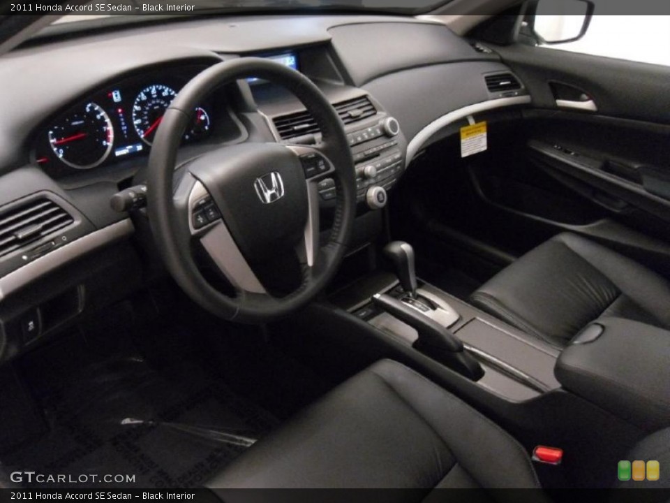 Black Interior Photo for the 2011 Honda Accord SE Sedan #37911661