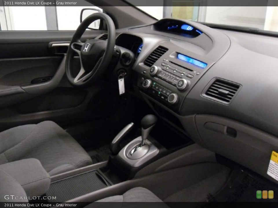 Gray Interior Photo for the 2011 Honda Civic LX Coupe #37911977