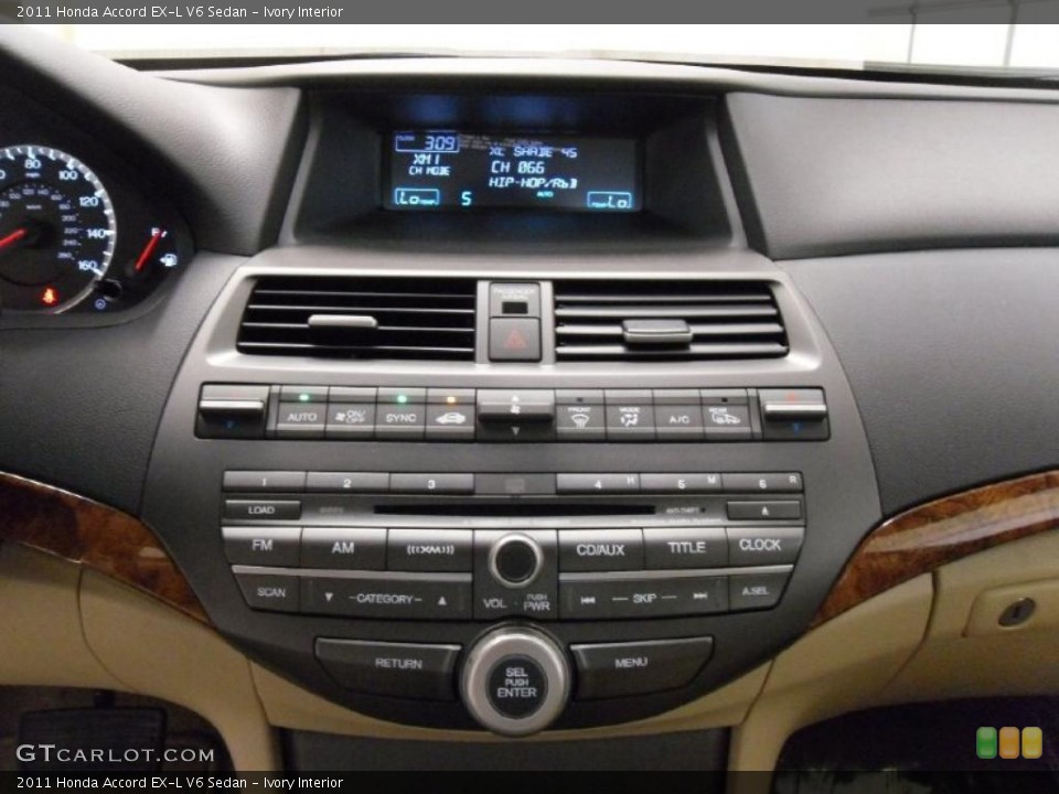 Ivory Interior Controls for the 2011 Honda Accord EX-L V6 Sedan #37912353