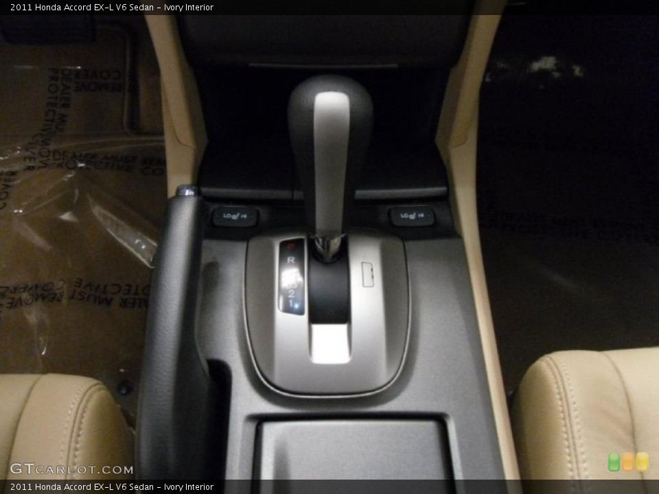 Ivory Interior Transmission for the 2011 Honda Accord EX-L V6 Sedan #37912369