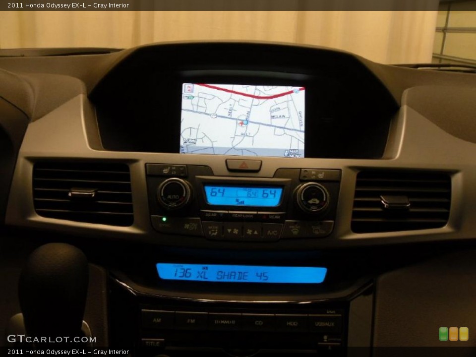 Gray Interior Navigation for the 2011 Honda Odyssey EX-L #37913882