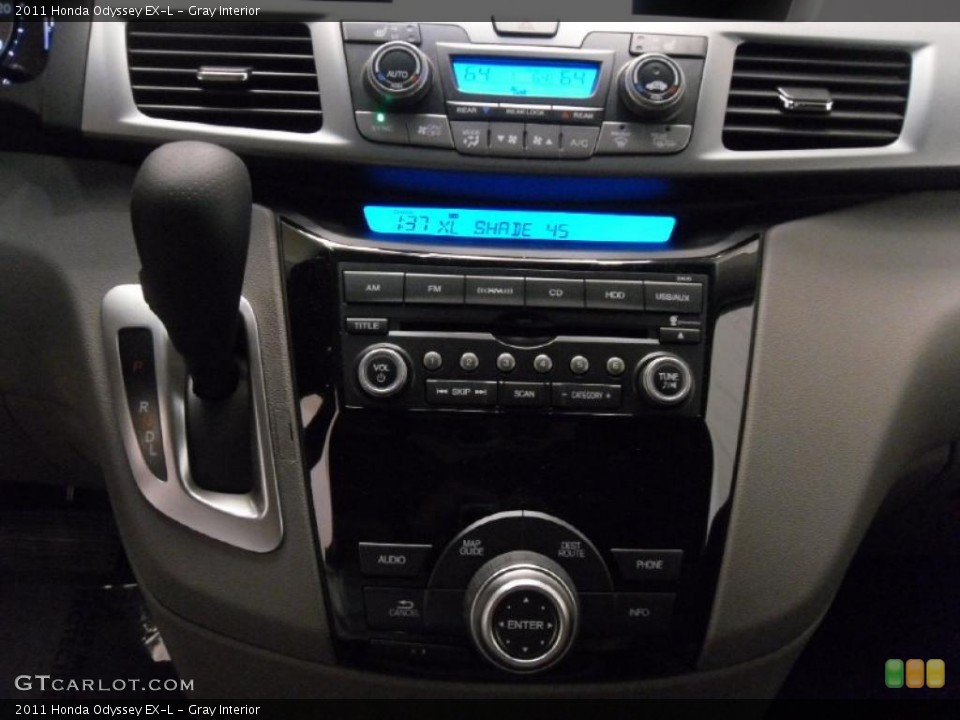 Gray Interior Controls for the 2011 Honda Odyssey EX-L #37913926