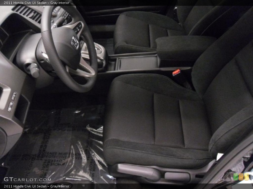 Gray Interior Photo for the 2011 Honda Civic LX Sedan #37914774