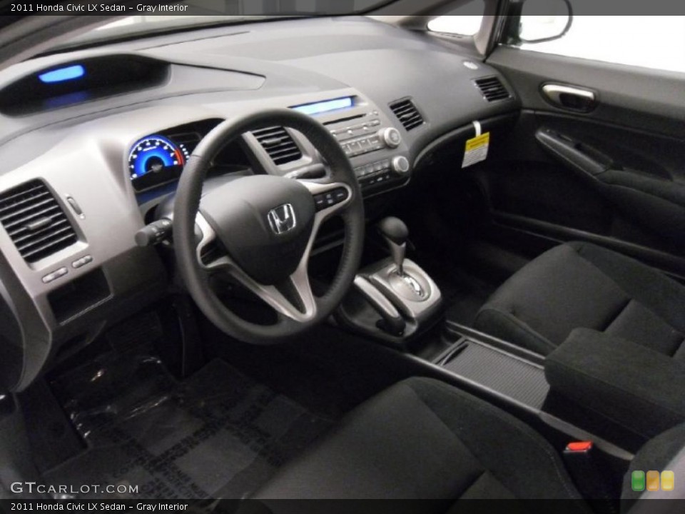 Gray Interior Photo for the 2011 Honda Civic LX Sedan #37915090