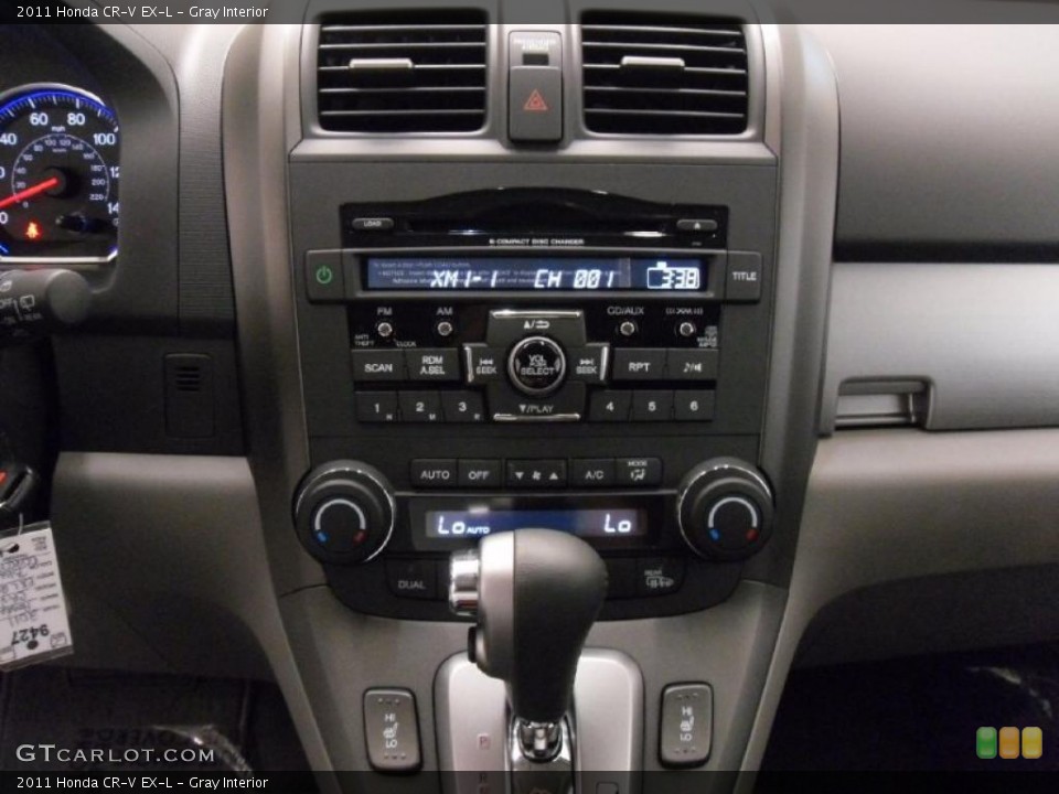 Gray Interior Controls for the 2011 Honda CR-V EX-L #37915878