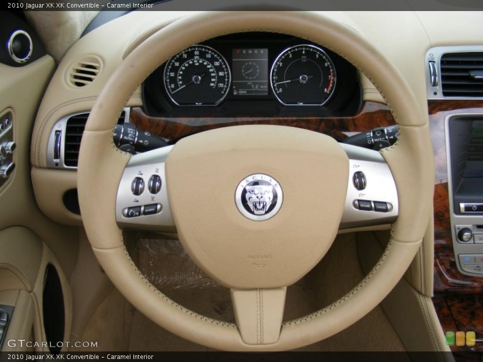 Caramel Interior Steering Wheel for the 2010 Jaguar XK XK Convertible #37916146