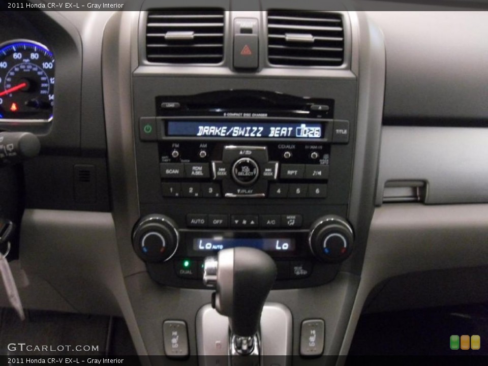 Gray Interior Controls for the 2011 Honda CR-V EX-L #37916458
