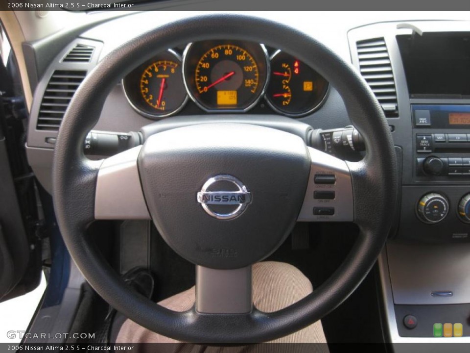 Charcoal Interior Steering Wheel for the 2006 Nissan Altima 2.5 S #37917606