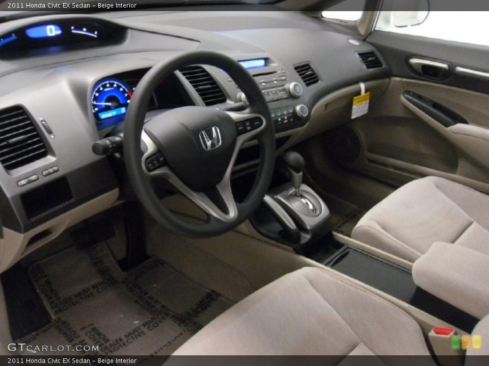 Beige Interior Photo for the 2011 Honda Civic EX Sedan #37917654