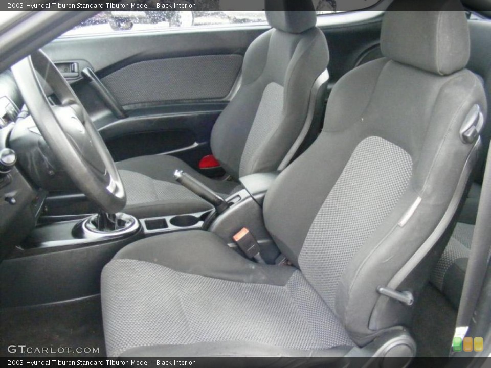 Black Interior Photo for the 2003 Hyundai Tiburon  #37917674